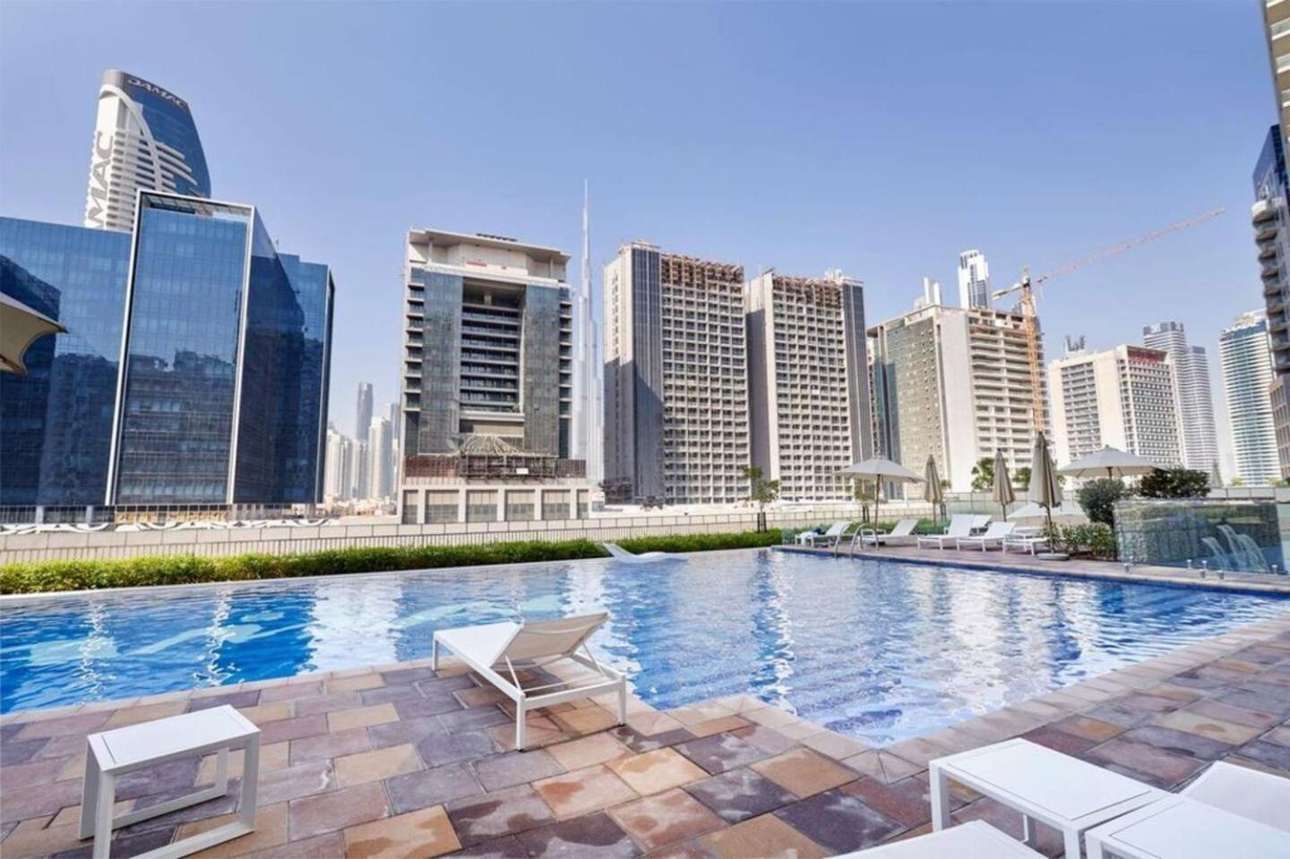 Apartmán 5-Star Burj Khalifa View In Boho With Pool & Gym! Dubaj Exteriér fotografie
