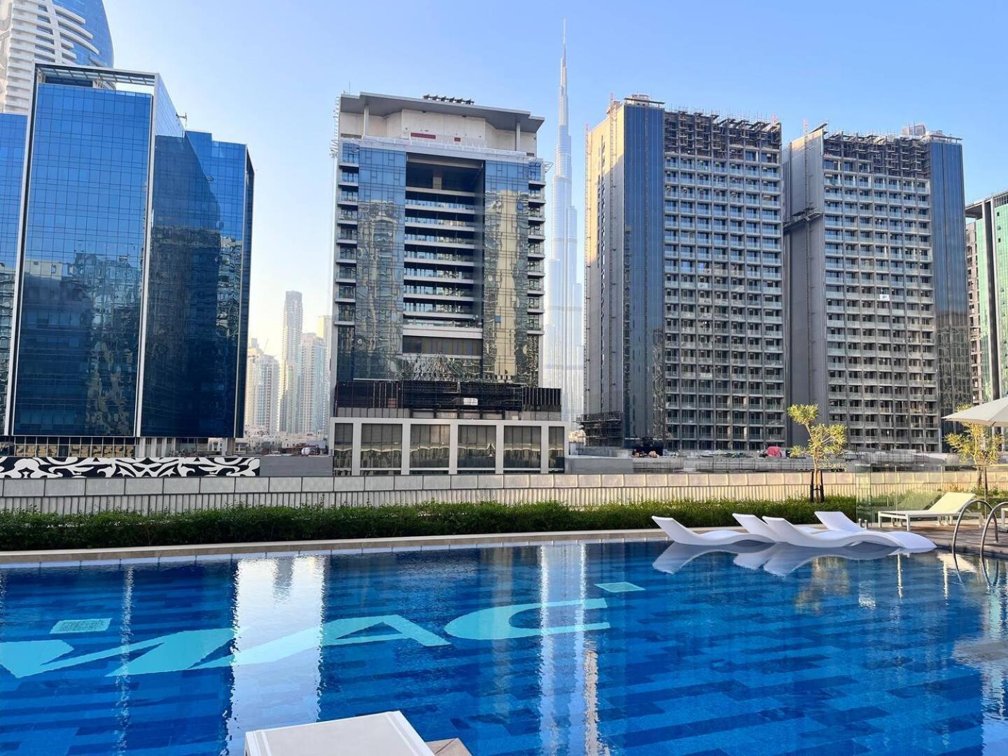 Apartmán 5-Star Burj Khalifa View In Boho With Pool & Gym! Dubaj Exteriér fotografie